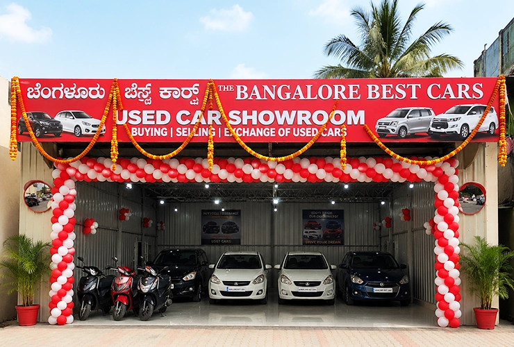 Certified pre-owned cars for sale at Bangalore Best Cars showroom in Nagadevana Halli Bengaluru